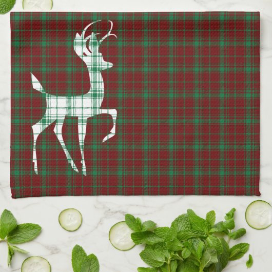 Oh Deer! Kerstmis Theedoek (Gevouwen)