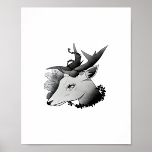 Oh Deer Klassieke Stijl Poster