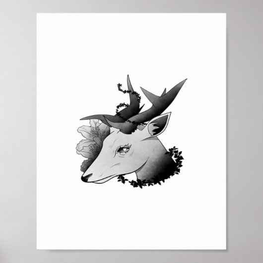 Oh Deer Klassieke Stijl Poster (Voorkant)