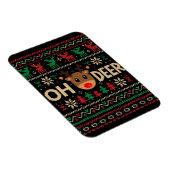 Oh Deer Lelijk Kersttrui Puzzel Magneet (Rechterzijde)