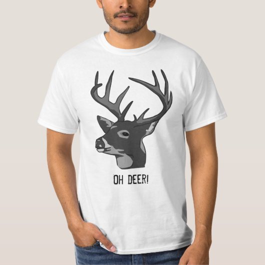 Oh Deer! (licht) T-shirt (Voorkant)