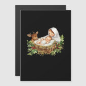 Oh Deer Mary Nativity Scene Christmas Jesus (Voorkant / Achterkant)