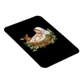 Oh Deer Mary Nativity Scene Christmas Jesus   Magneet (Rechterzijde)