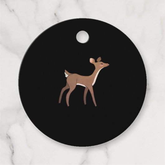 Oh Deer Me Whimsical Creative Design Bedankjes Labels (Voorkant)