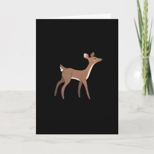Oh Deer Me Whimsical Creative Design Kaart (Voorkant)
