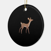 Oh Deer Me Whimsical Creative Design Keramisch Ornament (Links)