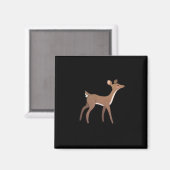 Oh Deer Me Whimsical Creative Design Magneet (Voorkant / Achterkant)