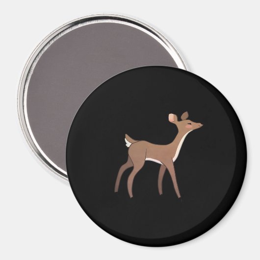 Oh Deer Me Whimsical Creative Design  Magneet (Voorkant / Achterkant)