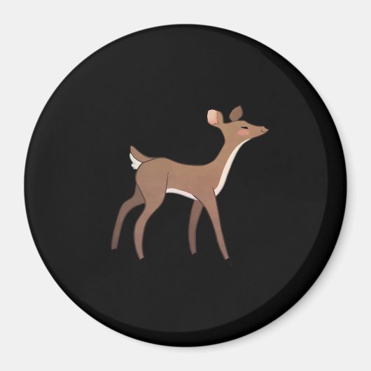 Oh Deer Me Whimsical Creative Design Magneet (Voorkant)