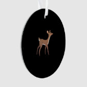 Oh Deer Me Whimsical Creative Design Ornament (voorkant)