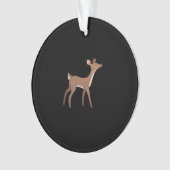 Oh Deer Me Whimsical Creative Design Ornament (voorkant)