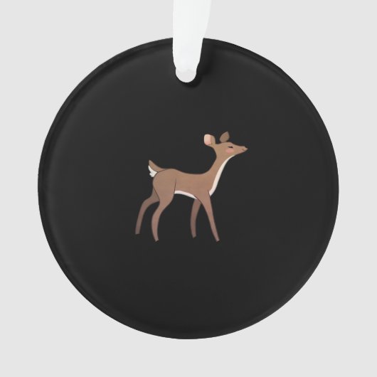 Oh Deer Me Whimsical Creative Design Ornament (voorkant)