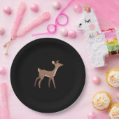 Oh Deer Me Whimsical Creative Design  Papieren Bordje (Feest)