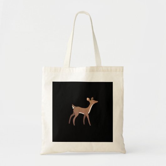 Oh Deer Me Whimsical Creative Design Tote Bag (Voorkant)