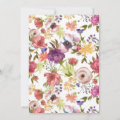 Oh Deer Meisje Baby shower Kaart (Achterkant)