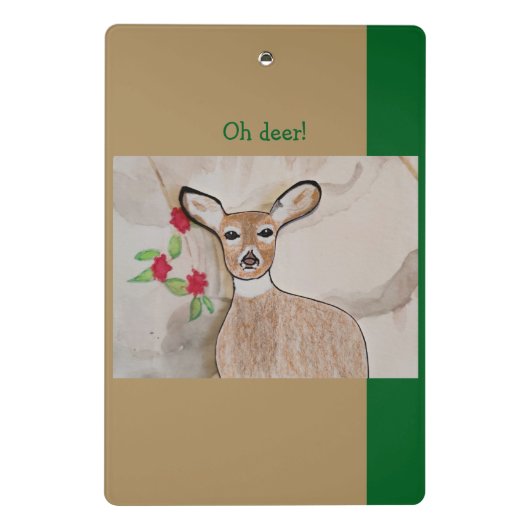 Oh Deer Mini Klembord (Achterkant)