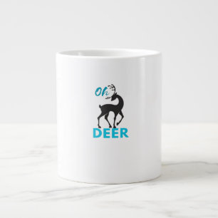 Oh Deer Minimaal Design Grote Koffiekop