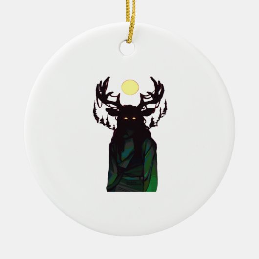 Oh Deer Minimaal Design Ornament (Voorkant)