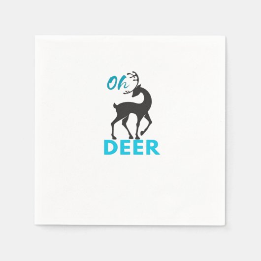 Oh Deer Minimaal Design  Servet (Voorkant)