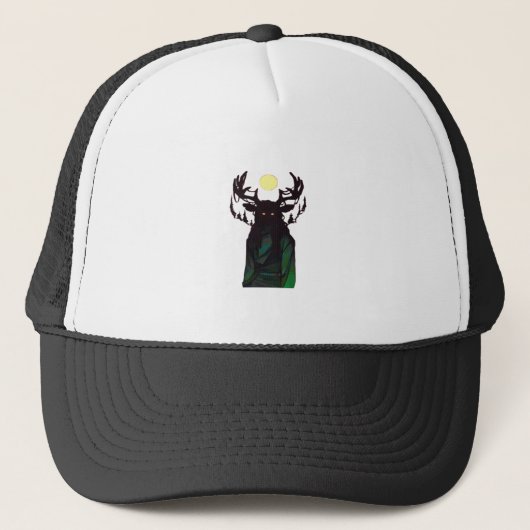 Oh Deer Minimaal Design Trucker Pet (Voorkant)