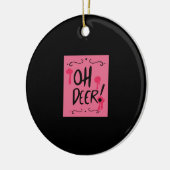 Oh Deer Minimaal Esthetisch Keramisch Ornament (Links)