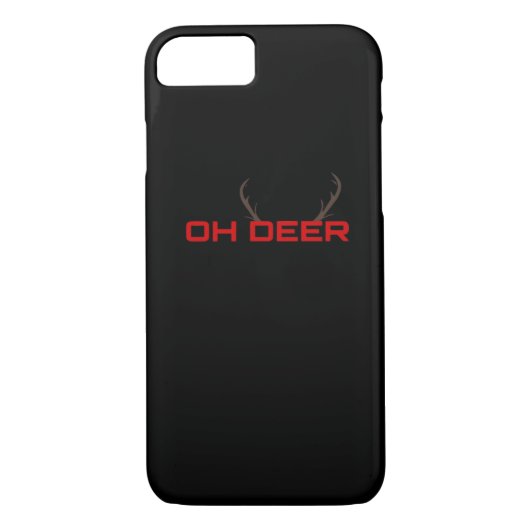 Oh Deer Minimal Aesthetic Vibe Case-Mate iPhone Case (Achterkant)