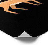 Oh Deer Minimal Clean Aesthetic Poster (Hoek)