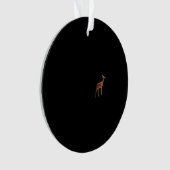 Oh Deer Minimal Design Acrylic Ornament (voorkant)