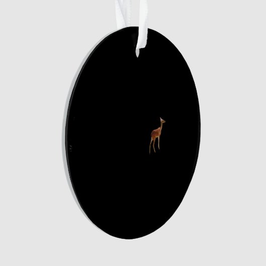 Oh Deer Minimal Design Acrylic Ornament (voorkant)