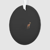 Oh Deer Minimal Design Acrylic Ornament (voorkant)