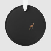 Oh Deer Minimal Design Acrylic Ornament (voorkant)