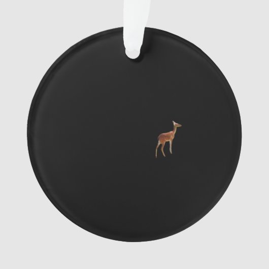 Oh Deer Minimal Design Acrylic Ornament (voorkant)