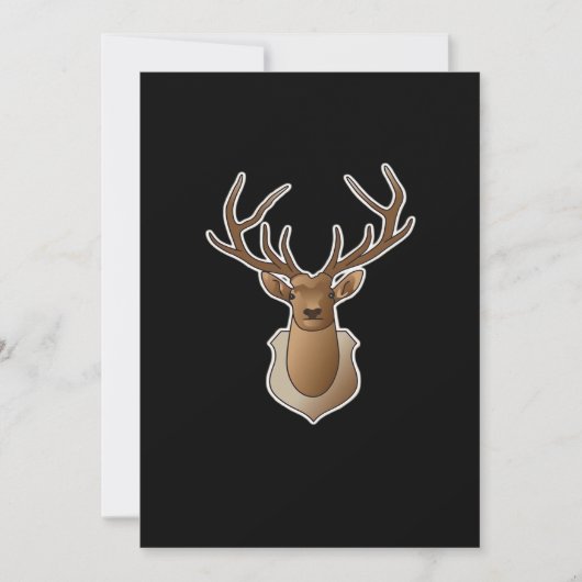 Oh Deer Minimal Design Feestdagenkaart (Voorkant)