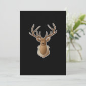 Oh Deer Minimal Design Feestdagenkaart (Staand voorkant)