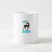 Oh Deer Minimal Design Grote Koffiekop (Voorkant)