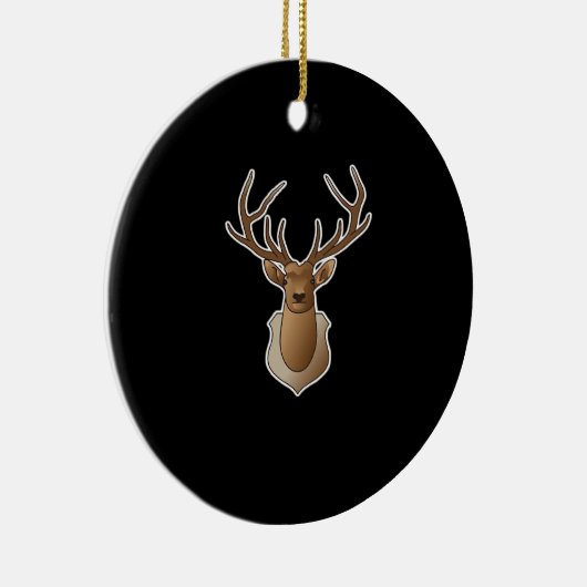 Oh Deer Minimal Design Keramisch Ornament (Rechts)