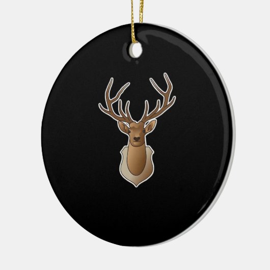 Oh Deer Minimal Design Keramisch Ornament (Links)