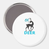 Oh Deer Minimal Design Magneet (Voorkant / Achterkant)
