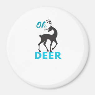 Oh Deer Minimal Design Magneet