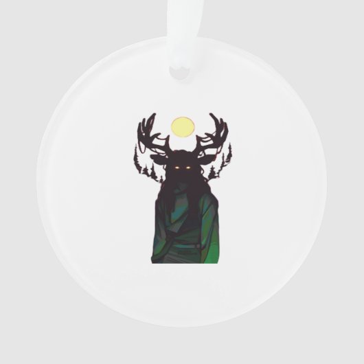Oh Deer Minimal Design Ornament (voorkant)