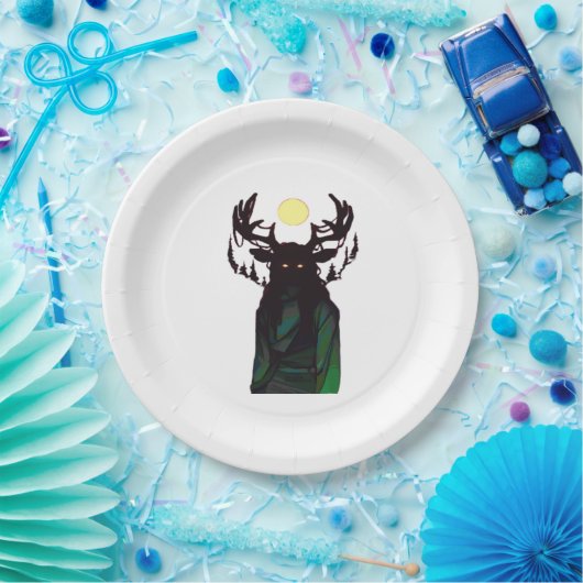 Oh Deer Minimal Design  Papieren Bordje (Feest)