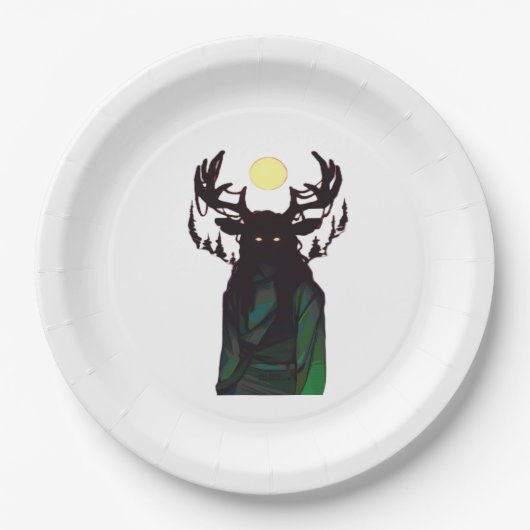 Oh Deer Minimal Design  Papieren Bordje (Voorkant)