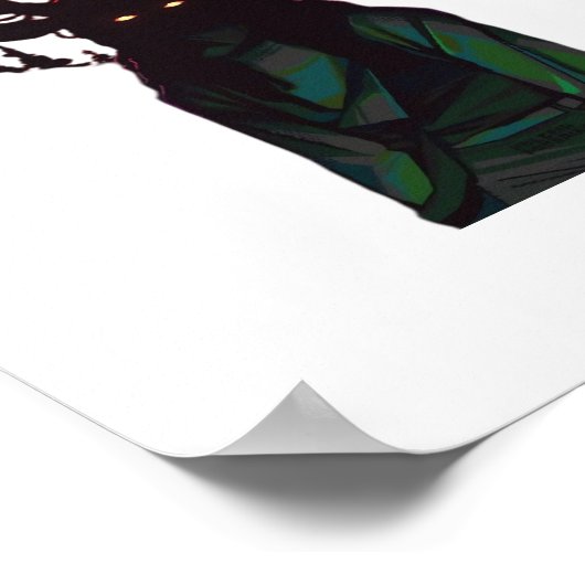 Oh Deer Minimal Design  Poster (Hoek)