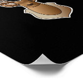 Oh Deer Minimal Design  Poster (Hoek)