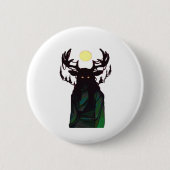 Oh Deer Minimal Design  Ronde Button 5,7 Cm (Voorkant)