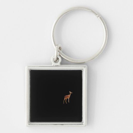 Oh Deer Minimal Design  Sleutelhanger (Voorkant)