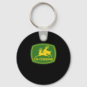 Oh Deer Minimal Modern Design Keychain (Voorkant)