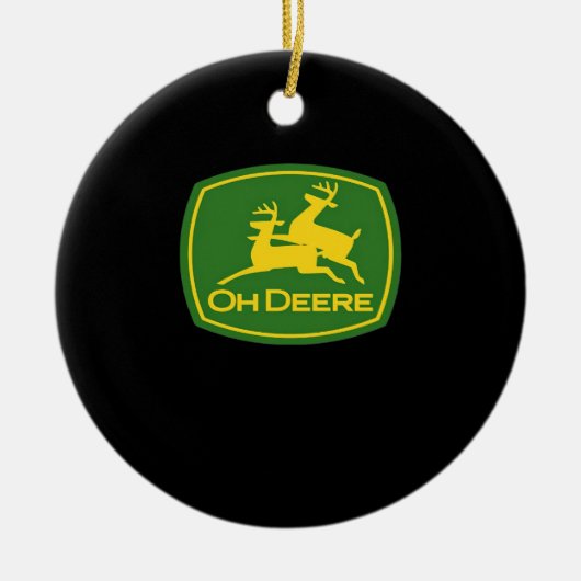 Oh Deer Minimal Modern Design Ornament (Voorkant)