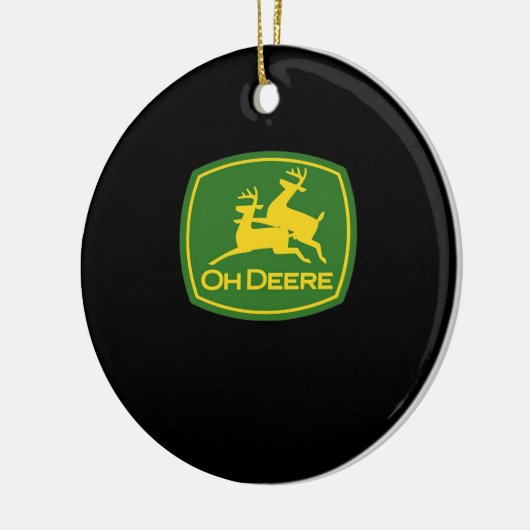 Oh Deer Minimal Modern Design Ornament (Links)