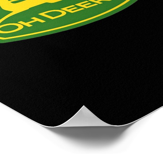 Oh Deer Minimal Modern Design  Poster (Hoek)